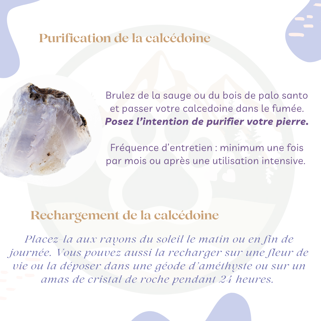 Pierre Calcédoine Bleue — Communication & sérénité