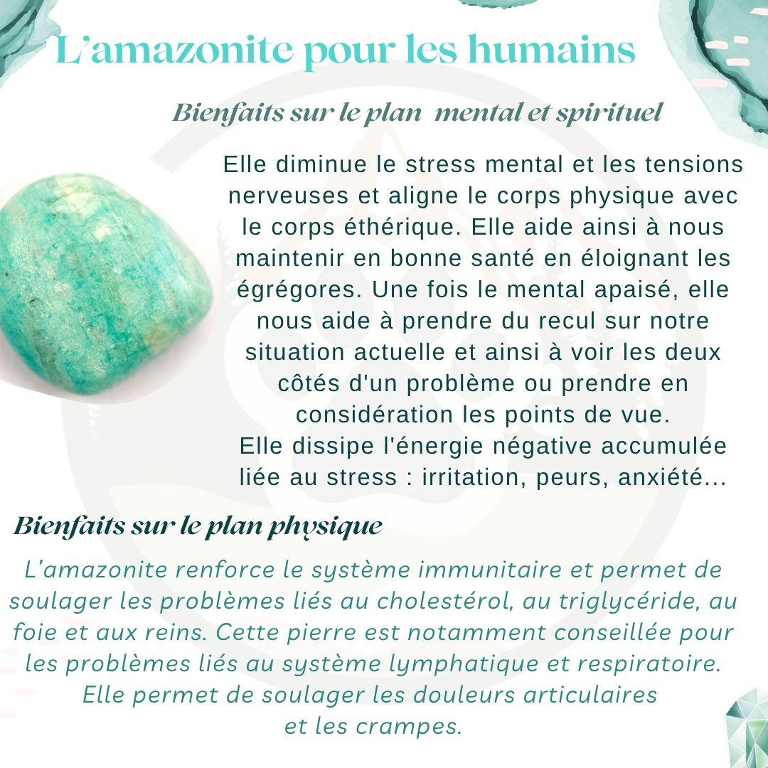 Pendentif en Amazonite — Réconfort & douceur