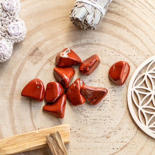 Pierre Jaspe rouge — Ancrage & volonté