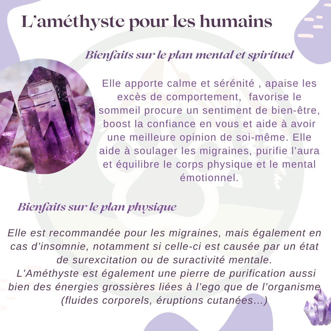 Pendentif en Améthyste — Calme & apaisement