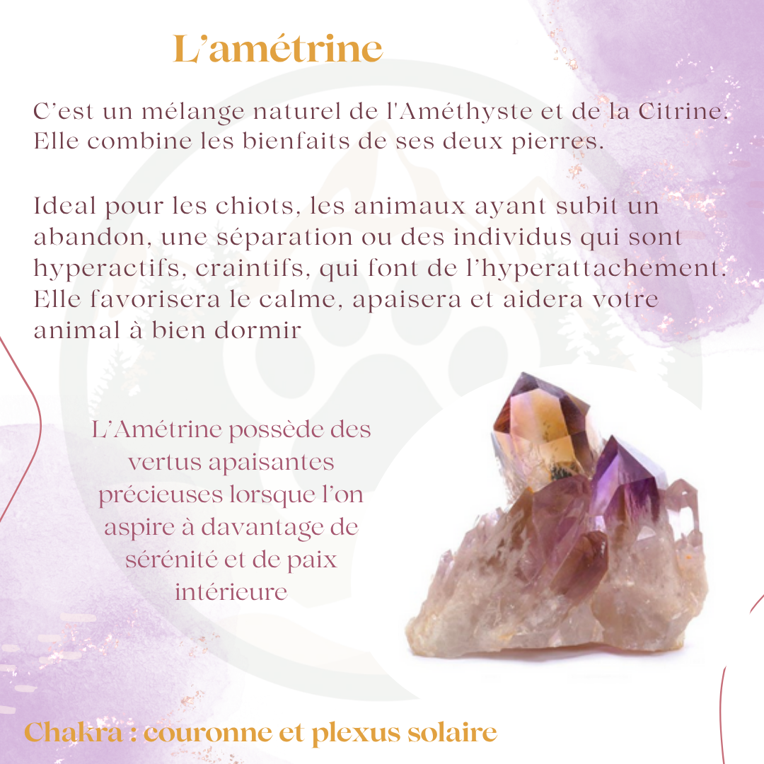 Pendentif en Amétrine — Paix & apaisement