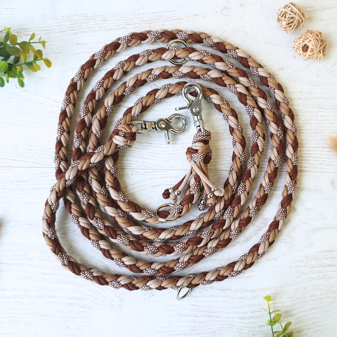 Laisse multiposition SILVA paracorde