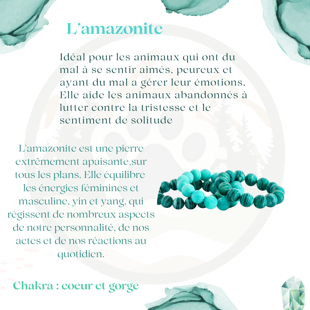 Pendentif en Amazonite — Réconfort & douceur