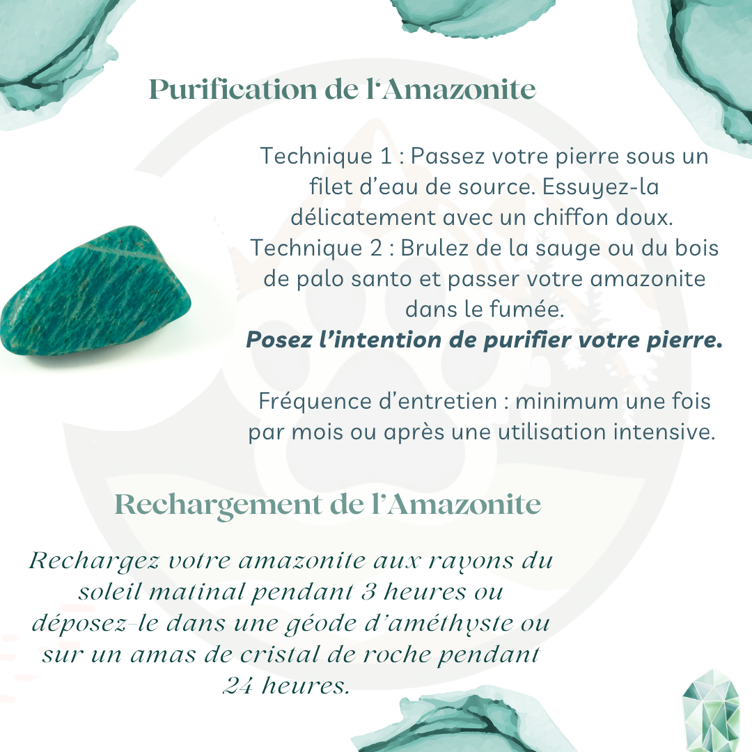 Pendentif en Amazonite — Réconfort & douceur