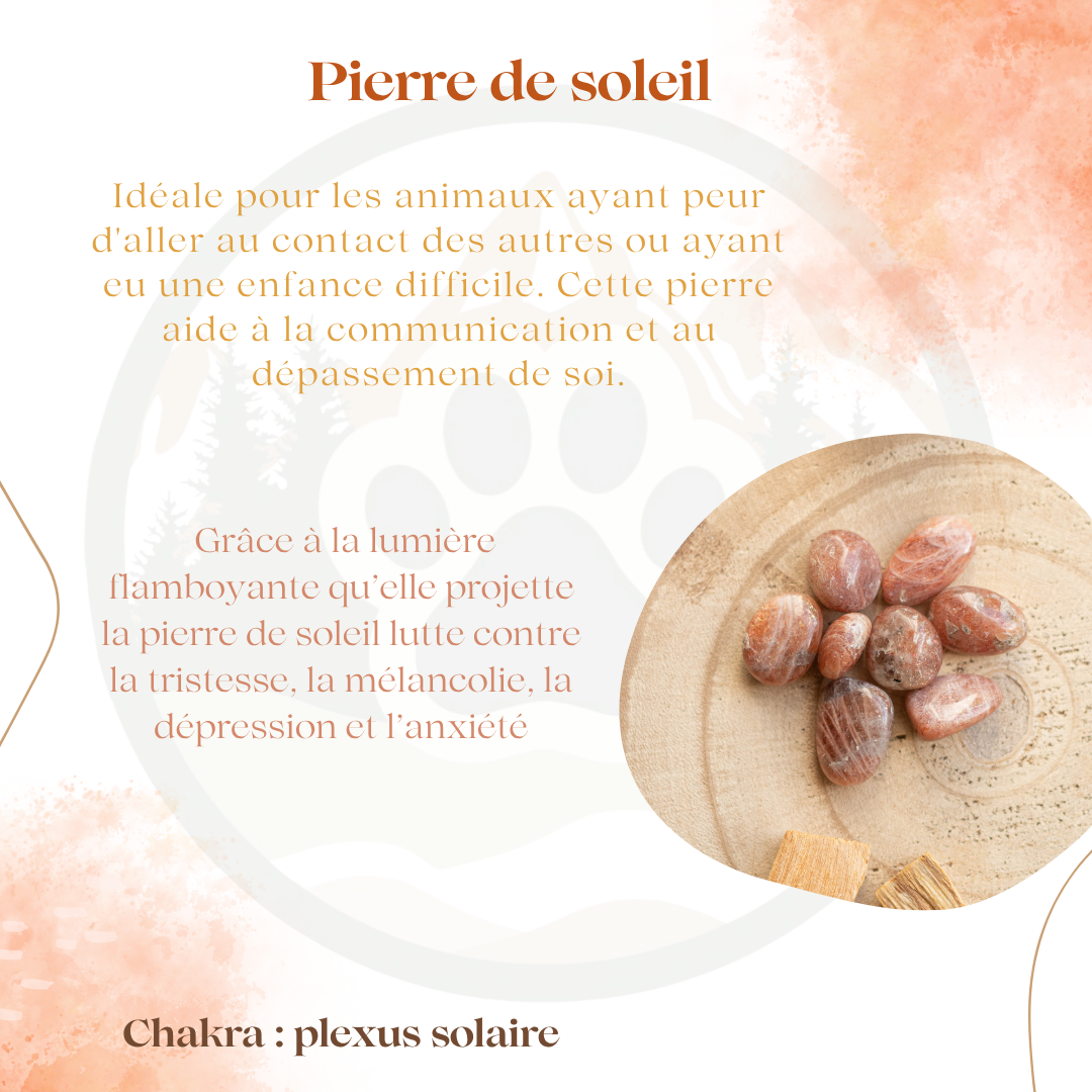 Pendentif en Pierre de Soleil — Joie & ouverture