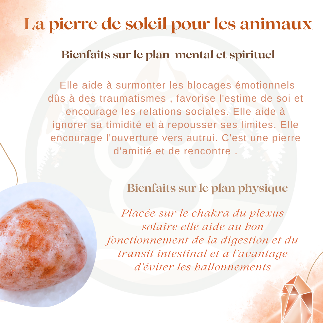 Pendentif en Pierre de Soleil — Joie & ouverture