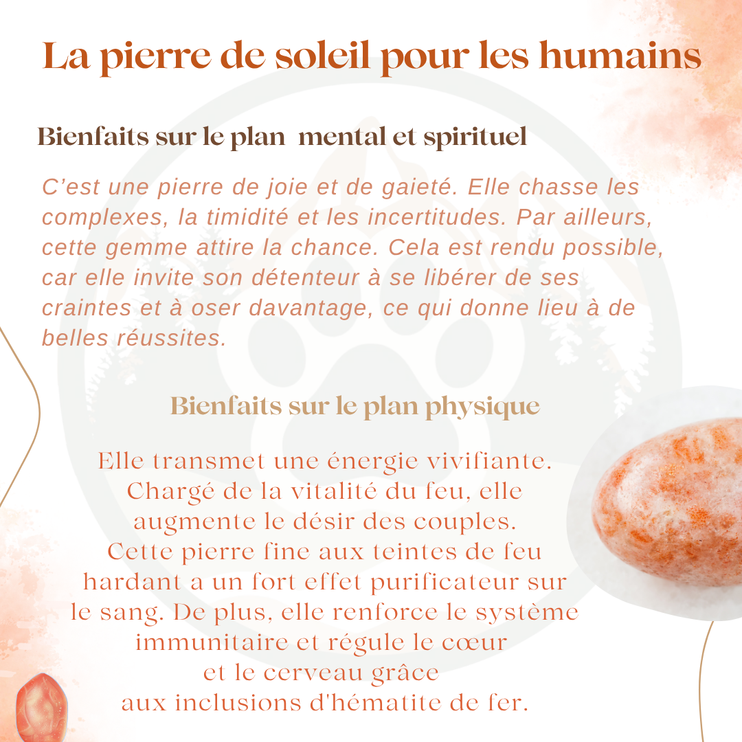 Pendentif en Pierre de Soleil — Joie & ouverture