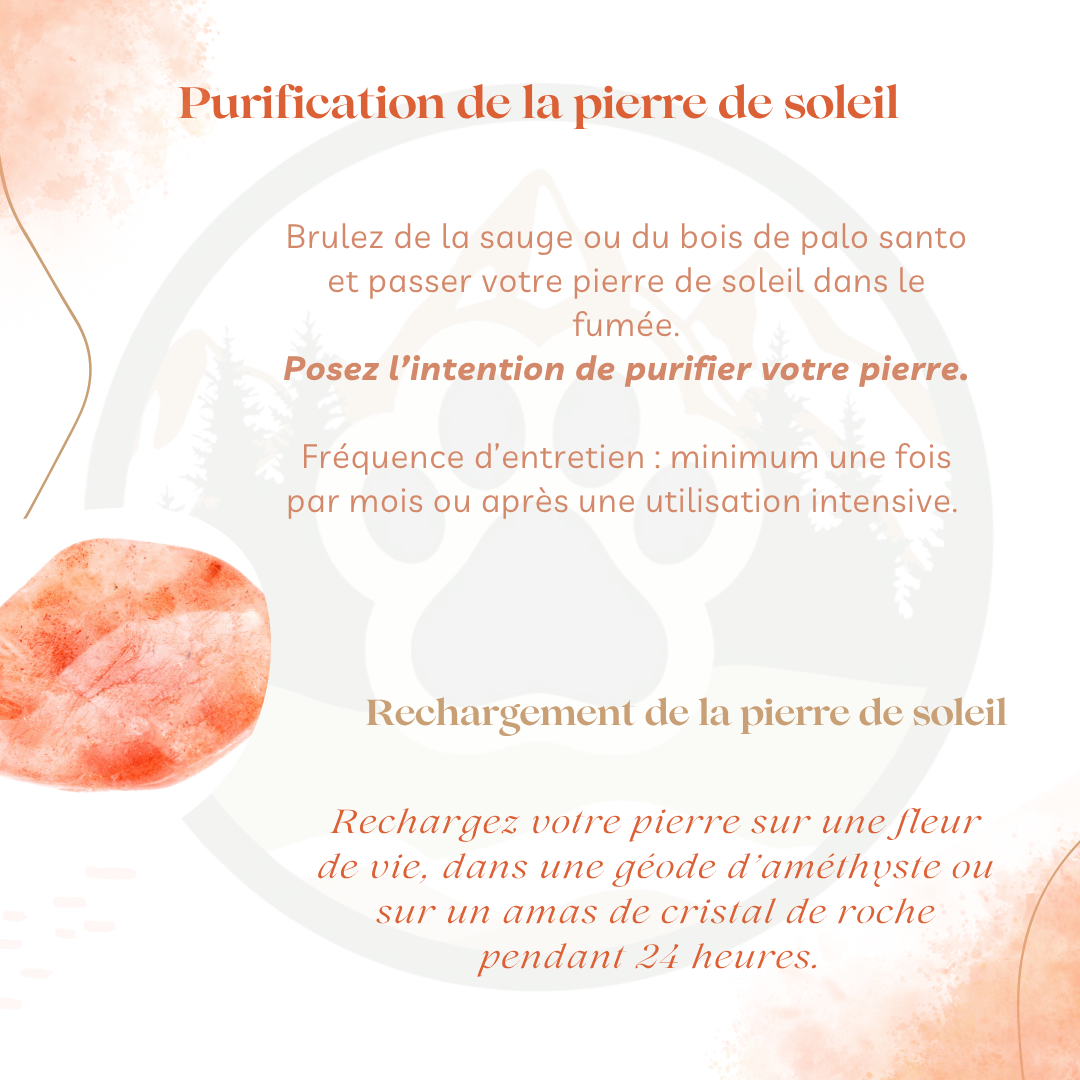 Pendentif en Pierre de Soleil — Joie & ouverture