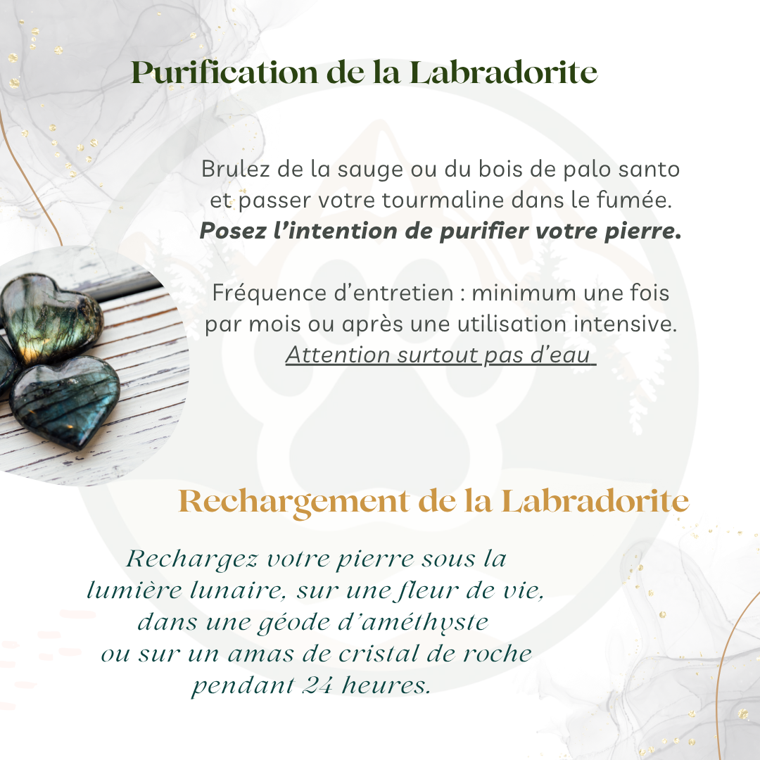 Pendentif en Labradorite — Protection & regain d’énergie