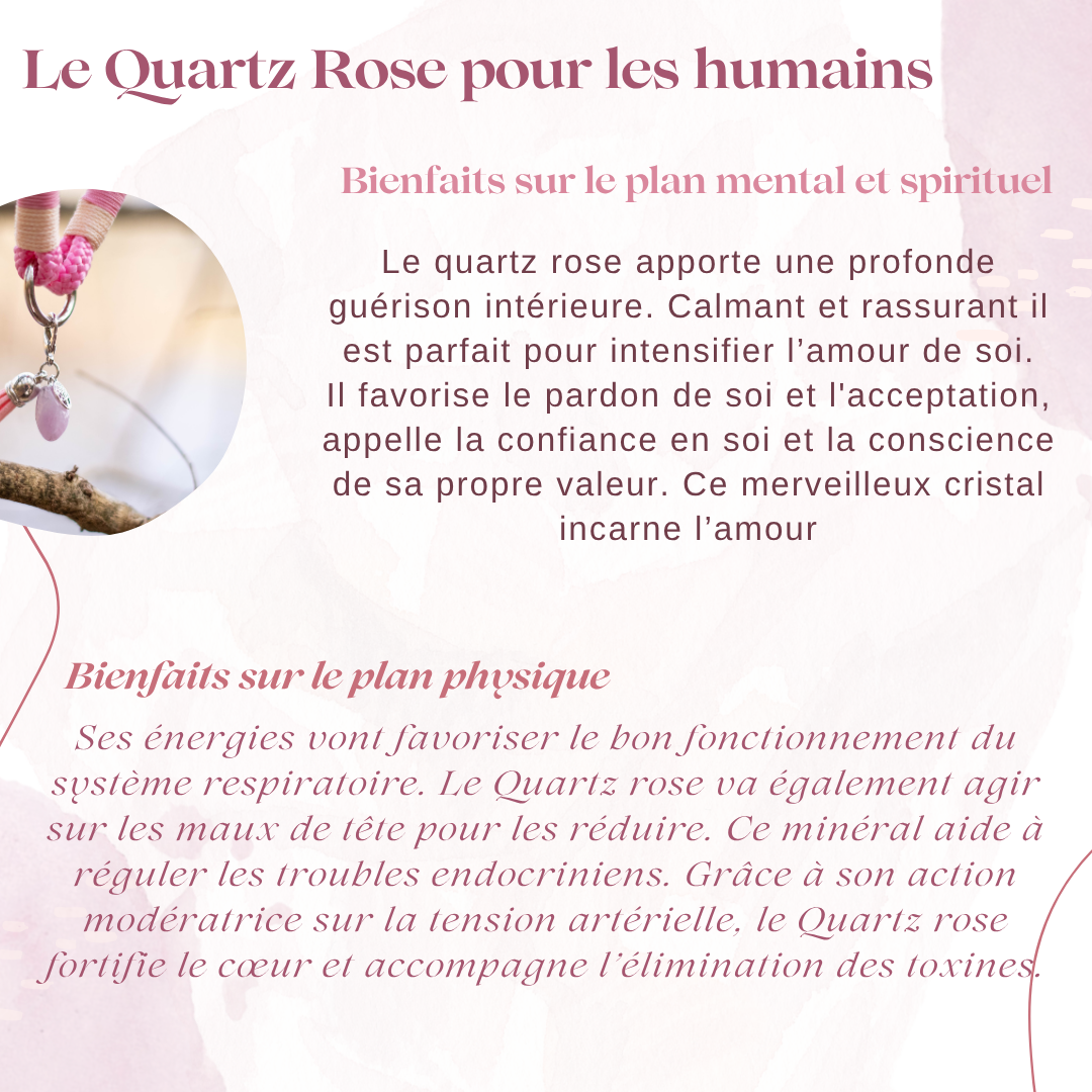 Pierre Quartz Rose — Douceur & sécurité