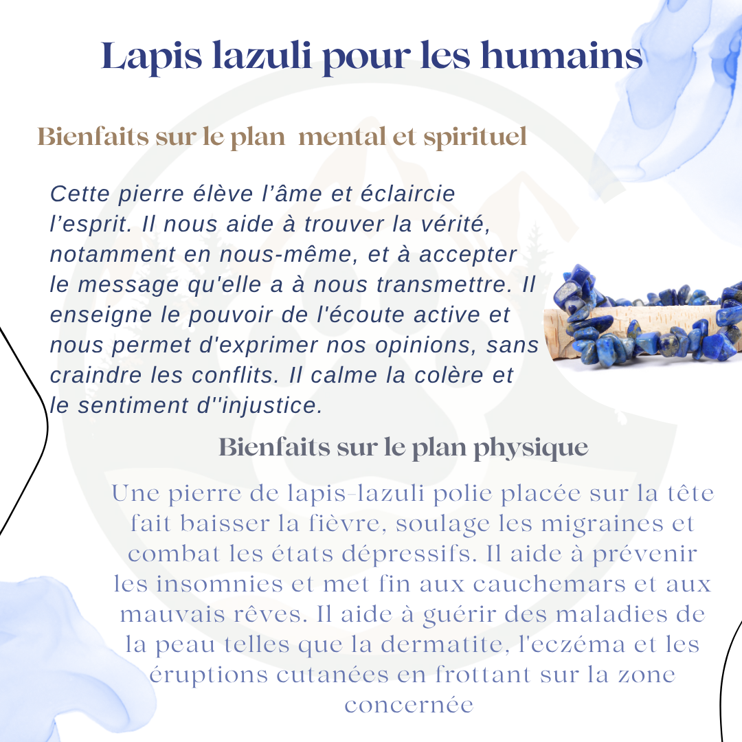 Pierre Lapis Lazuli — Confiance & compréhension
