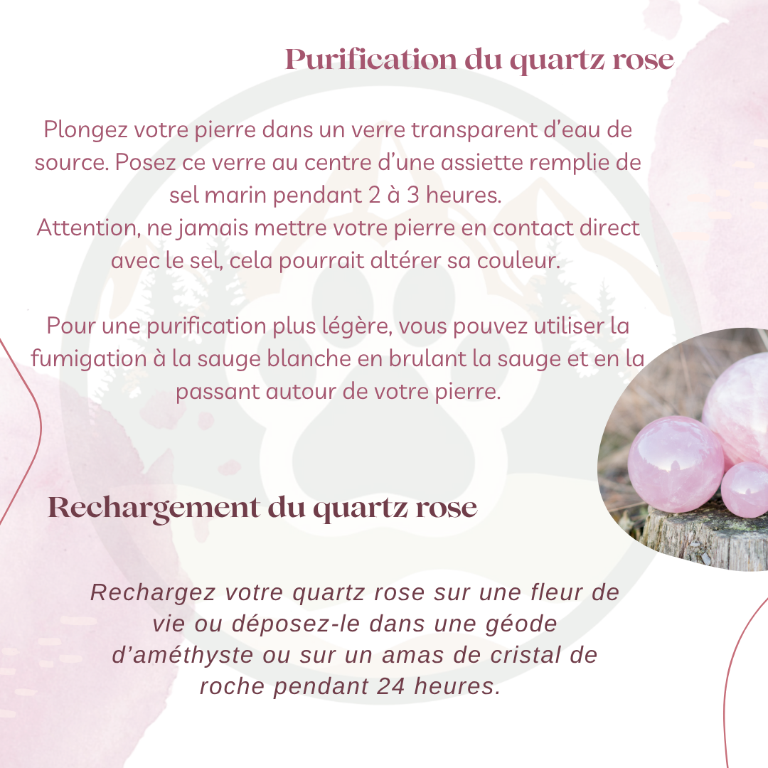 Pierre Quartz Rose — Douceur & sécurité