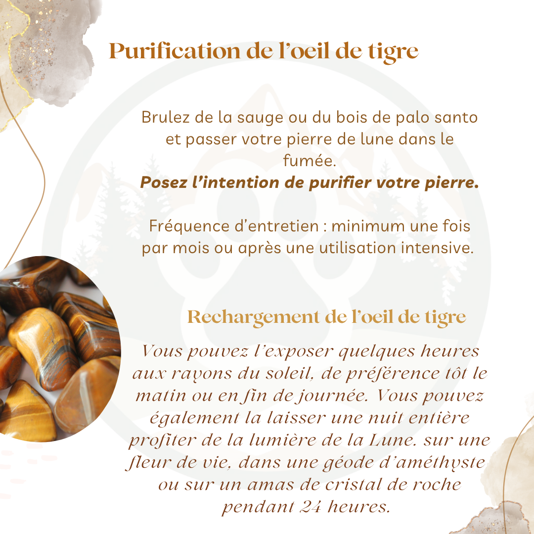 Pierre Oeil de Tigre — Courage & protection