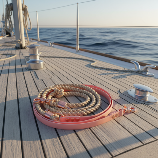 Laisse multiposition EOLE biothane - torsadée