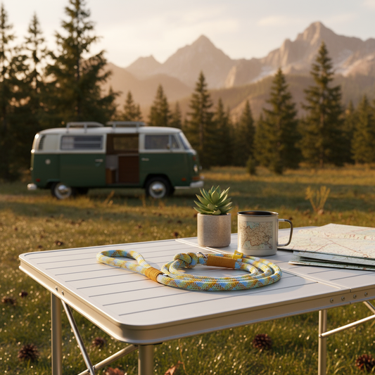 🪢 Laisse NOMADE en corde - système retriever