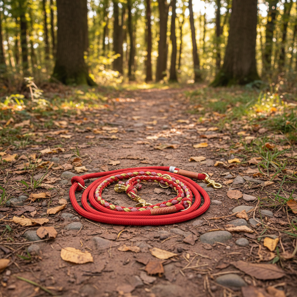 Laisse multiposition NERYN - paracorde - corde