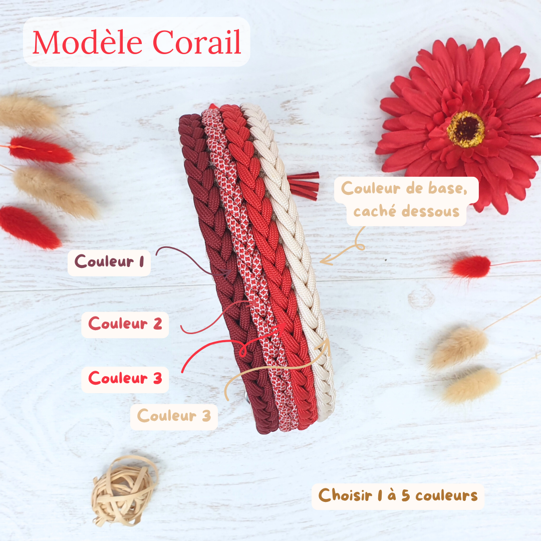 🪸 Collier CORAIL - paracorde