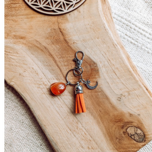 Pendentif en Cornaline — Vitalité & motivation