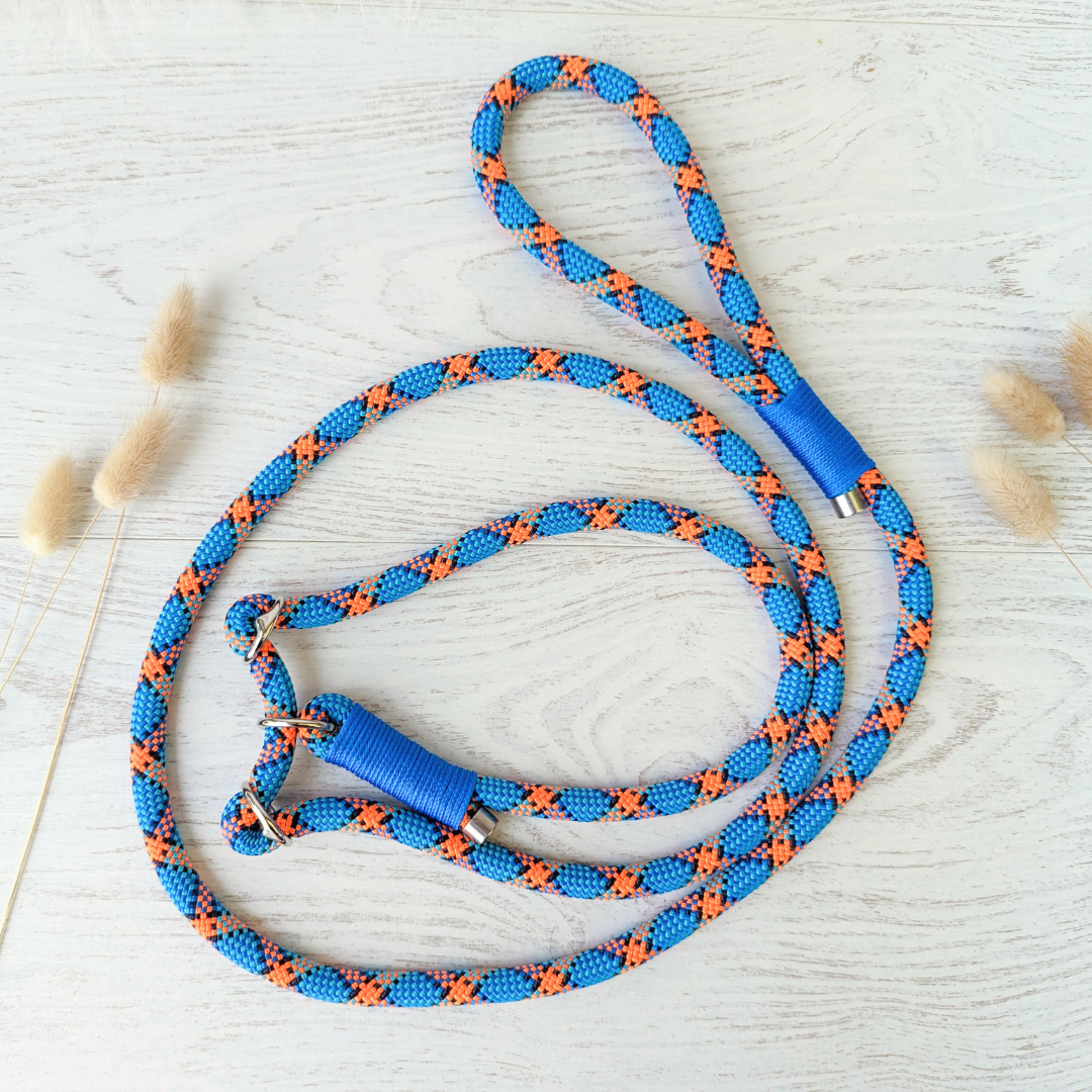 🪢 Laisse NOMADE en corde - système retriever