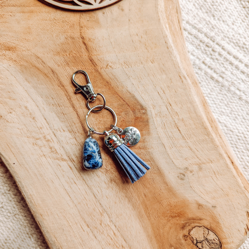 Pendentif en Sodalite — Écoute & apaisement