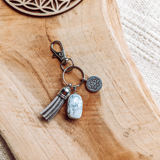 Pendentif en Howlite — Calme & stabilité émotionnelle