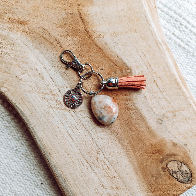 Pendentif en Pierre de Soleil — Joie & ouverture