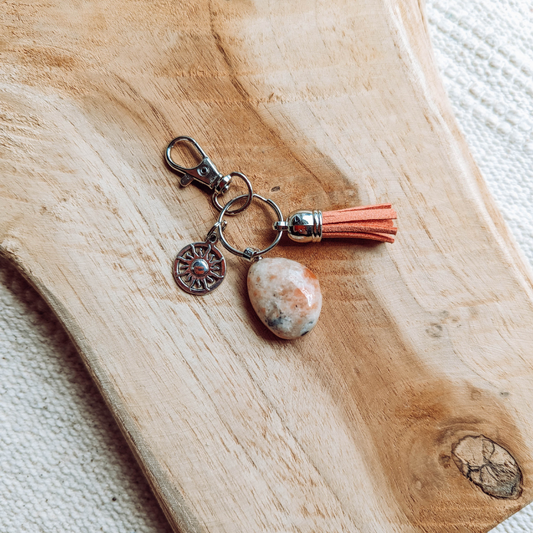 Pendentif en Pierre de Soleil — Joie & ouverture